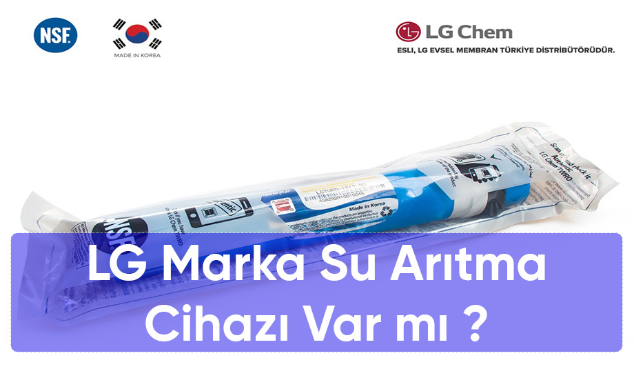 lg marka su aritma cihazi var mi